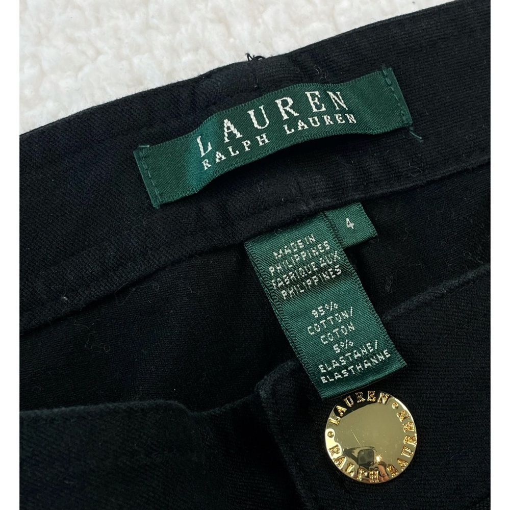 LAUREN RALPH LAUREN • Green Label Black Ankle-Cut Trousers, 4 - Picture 10 of 12